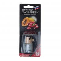 Ароматизатор воздуха HMF-27 MAXI FRESH (папайя и личи) жидкостный подвесной, деревянная крышка 5мл /1/64