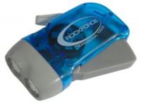 Фонарь RF-02R060 2 LED BLUE 10см динамо-режим ROCKFORCE /1