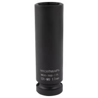 WDK-702-17L Головка торцевая ударная глубокая тонкостенная 1/2", 6 граней, 17 мм