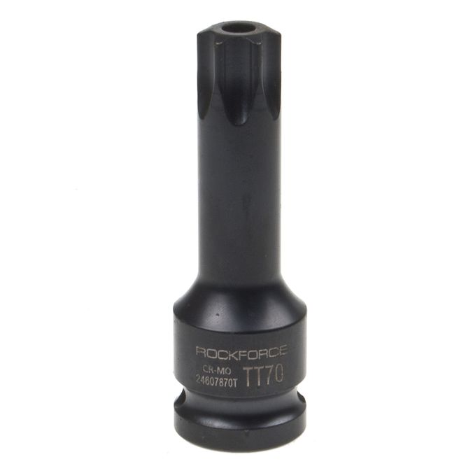 Головка-бита TORX ударная 1/2", TH70 с отверстием ROCKFORCE RF-24607870T /1