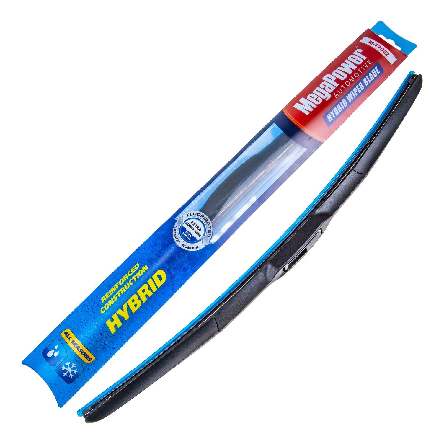 Щетка стеклоочистителя M-77022 "HYBRID" ALL SEASONS 550мм (22") MEGAPOWER /1/50