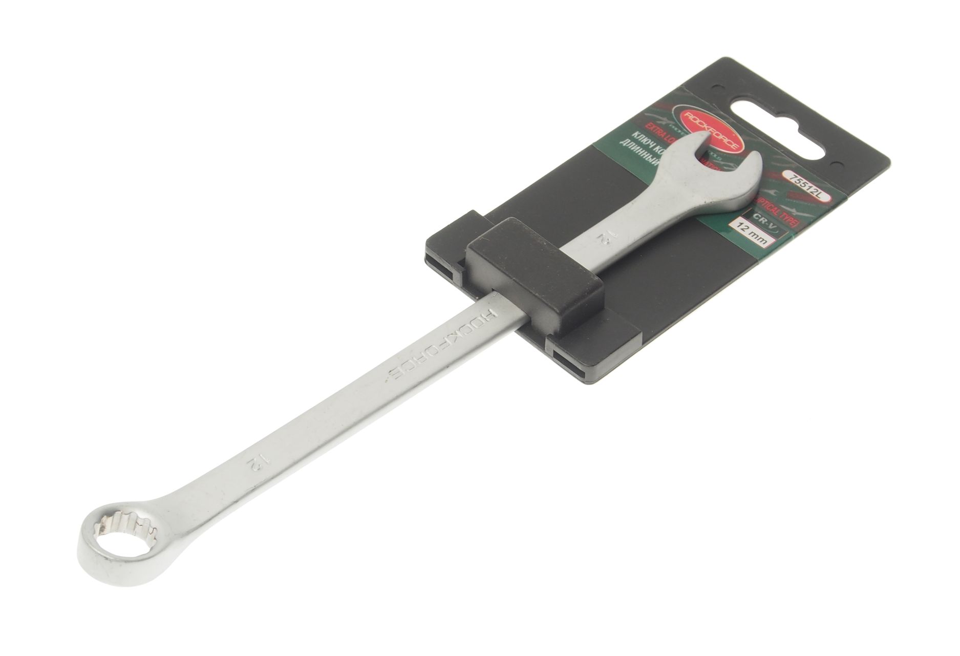Ключ комбинированный 12мм RF-75512L удлиненный ROCKFORCE /1