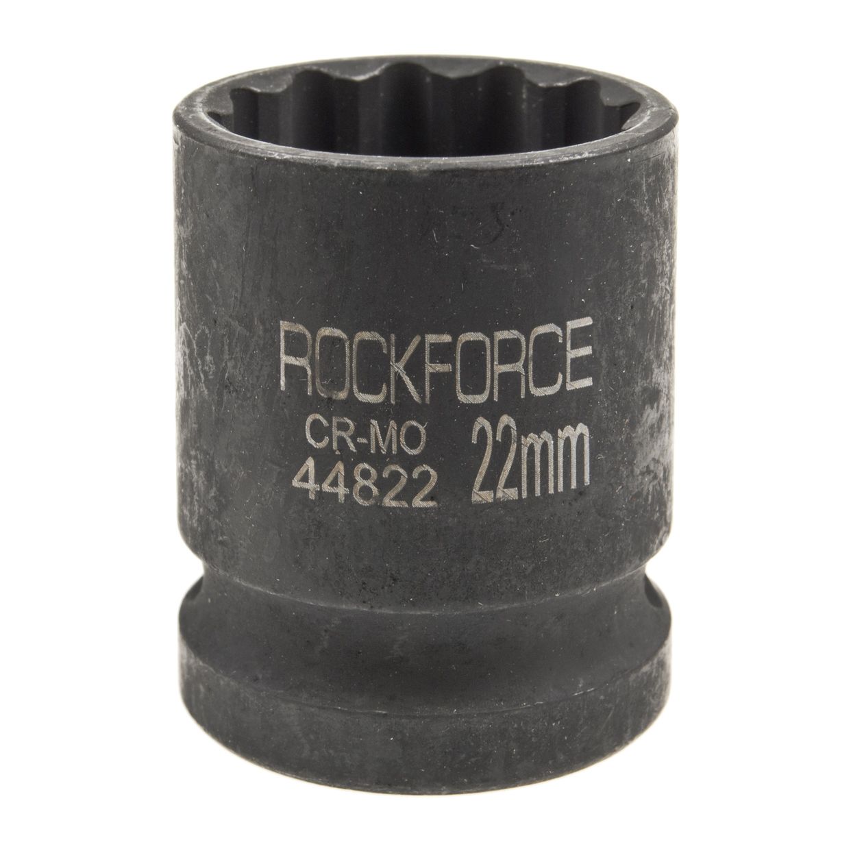 Головка торцевая 22мм 1/2" 12-гранная ударная L=58мм ROCKFORCE RF-44822 /1/180