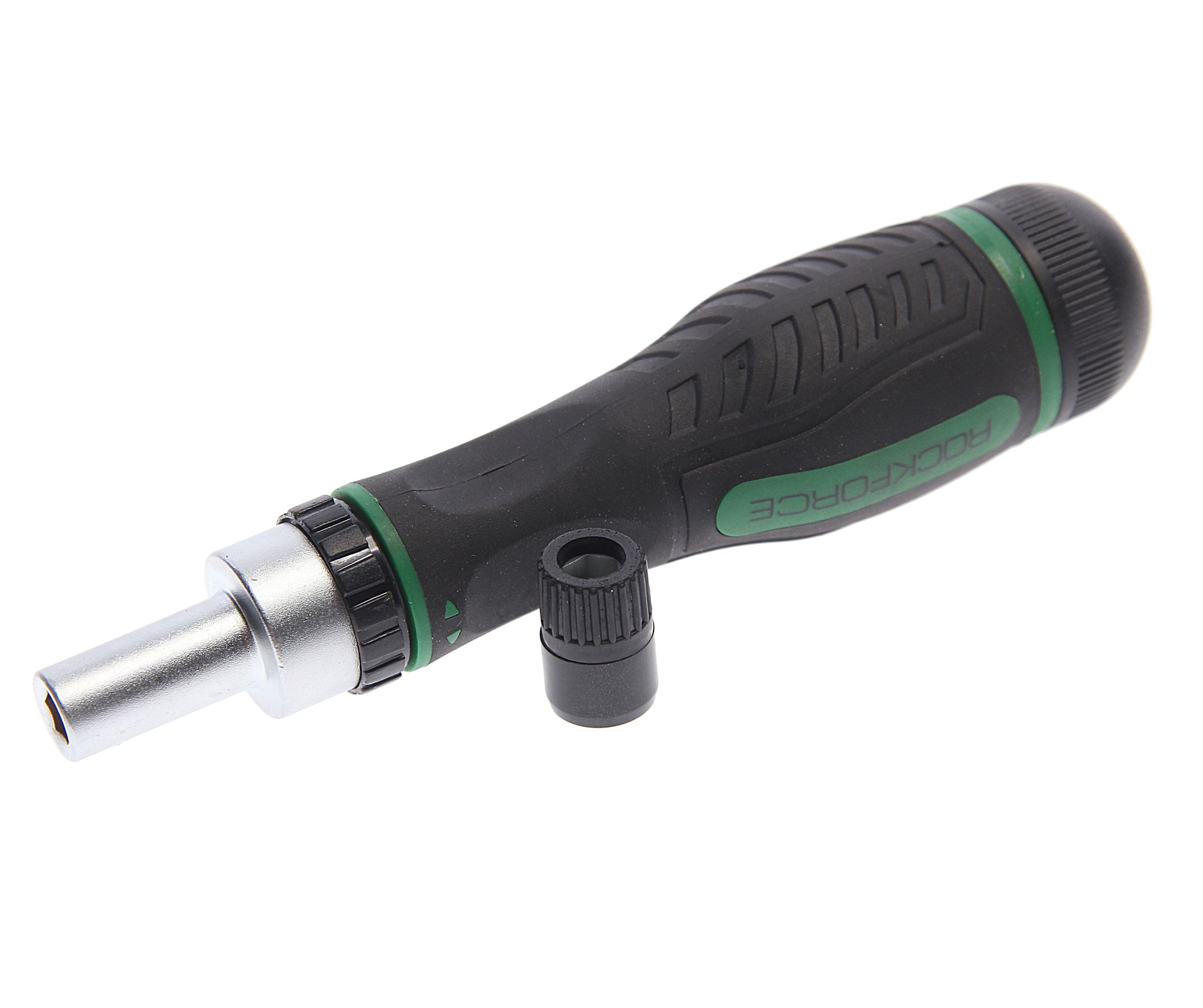 Отвертка RF-32805MR реверсивная 5в1 с набором бит (PH1; PH2; SL5; SL6) ROCKFORCE /1/120