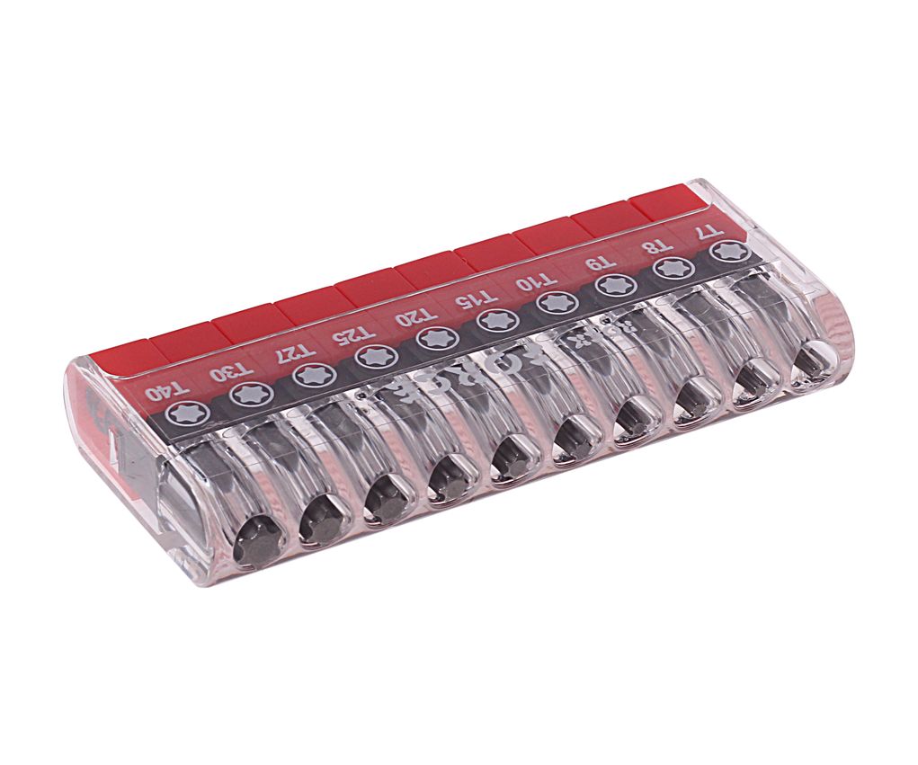 Набор вставок RF-21012: 1/4"DR TORX T7H-T40H 10пр. ROCKFORCE /1/100