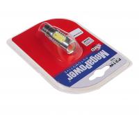 Автолампа P21W (BA15s) 5 SMD MEGA WHITE блистер 6000K 400лм   12V MEGAPOWER /1 /50