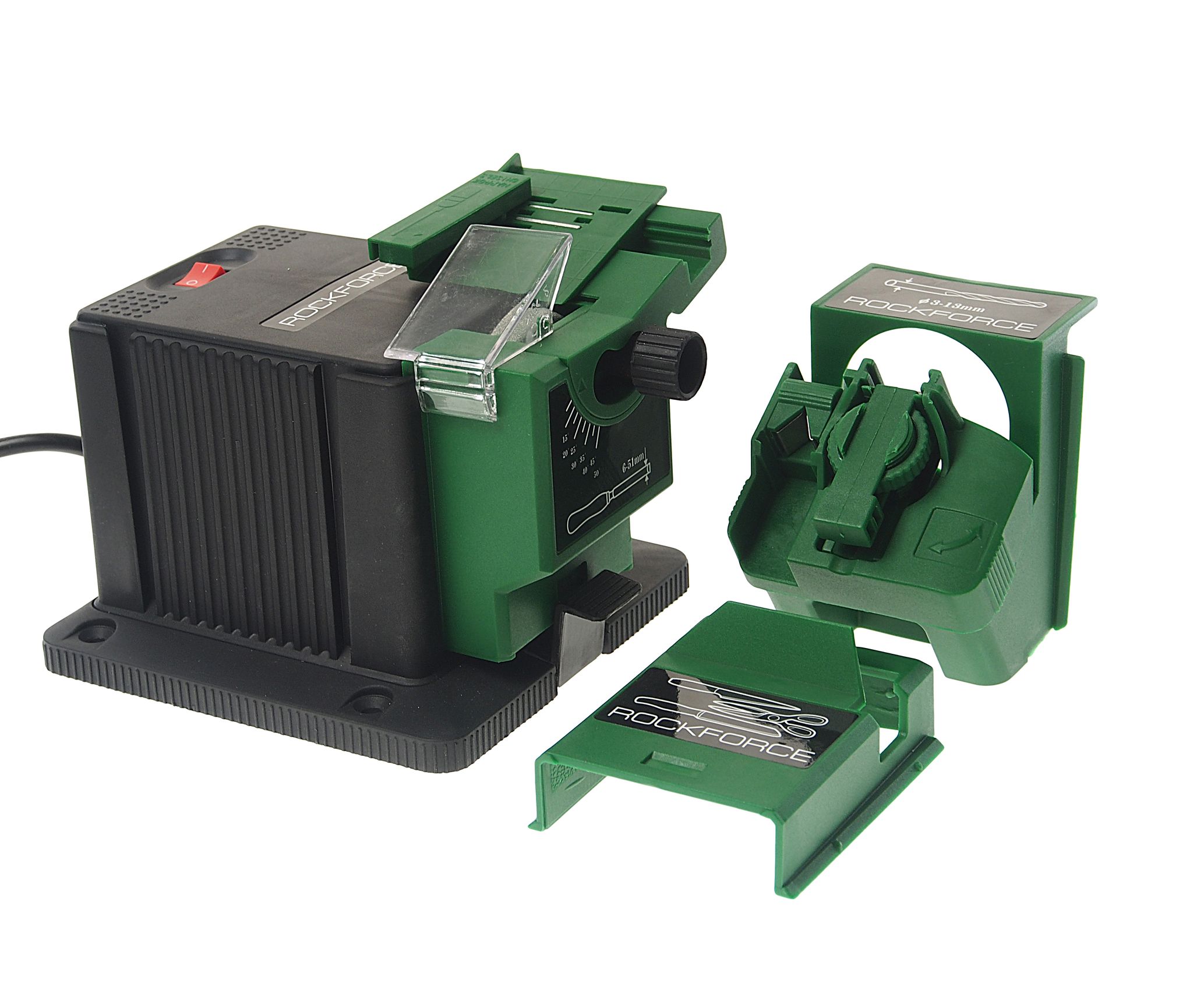 Станок точильный многофункциональный(сверла,ножи,ножницы; 220V,65W,50Hz,6000об/мин) ROCKFORCE /1/4