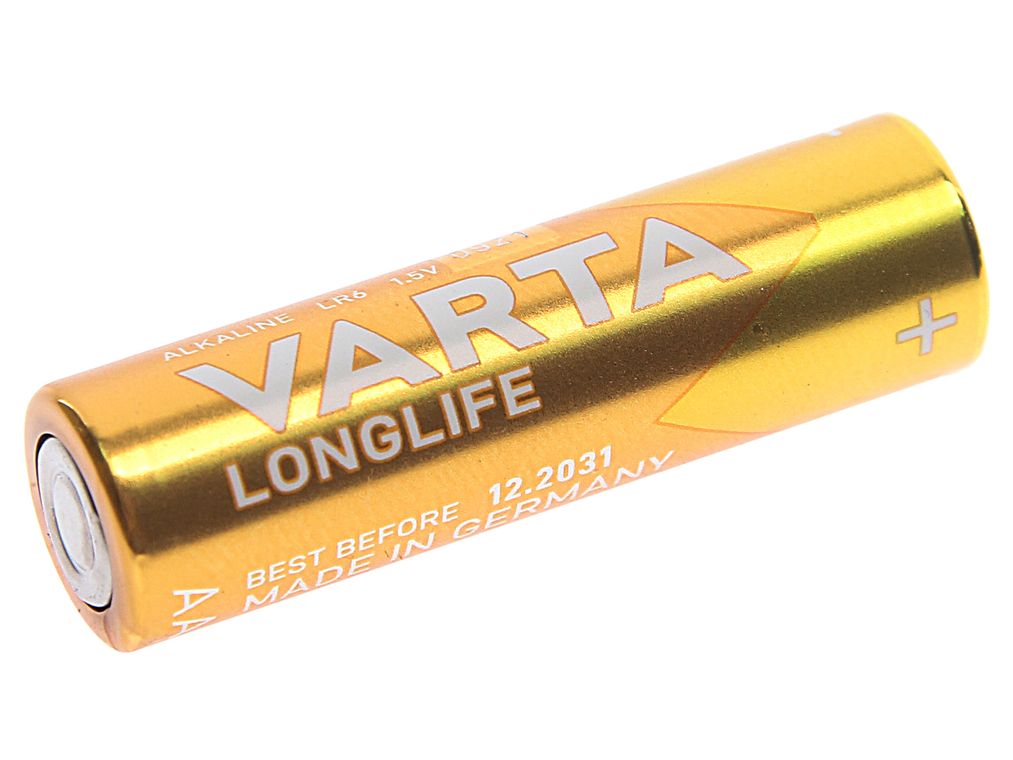Элемент питания AA: LR6-BC4 ALKALINE LONGLIFE 1,5V VARTA /4/80/400