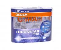 Автолампа H7 (70) PX26d +120% TRUCKSTAR PRO (евробокс, 2шт) 24V OSRAM /1/10