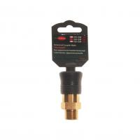 Быстроразъем RF-SE6-3SM пневматический с клапаном, наружная резьба 3/8" (ONE TOUCH) в пластиковом держателе ROCKFORCE /1