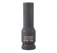 WDK-710-4010L Головка торцевая ударная глубокая 1/2", 6 граней, 10 мм