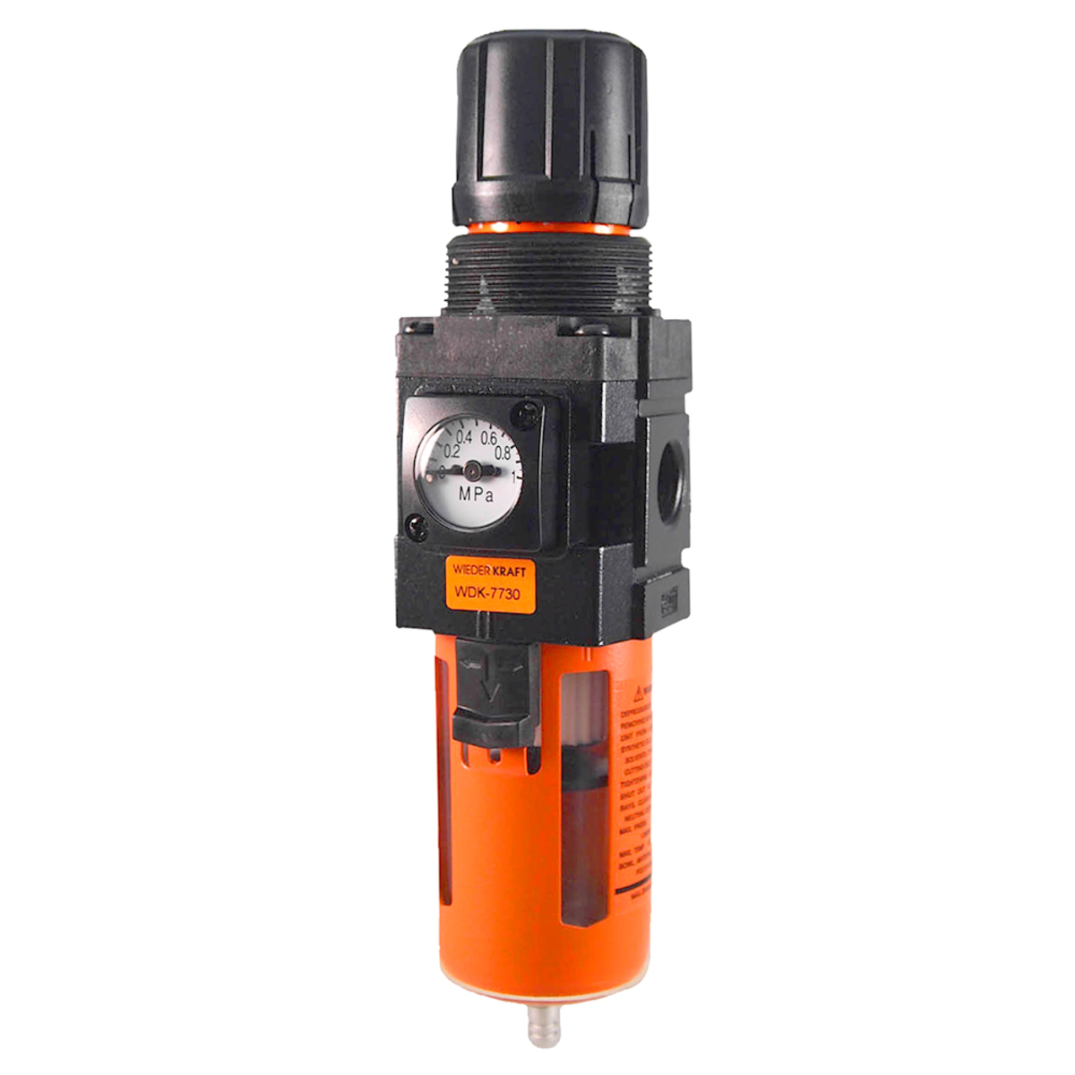 WDK-7730 Фильтр-масловлагоотделитель 3/8"  с регулятором и манометром