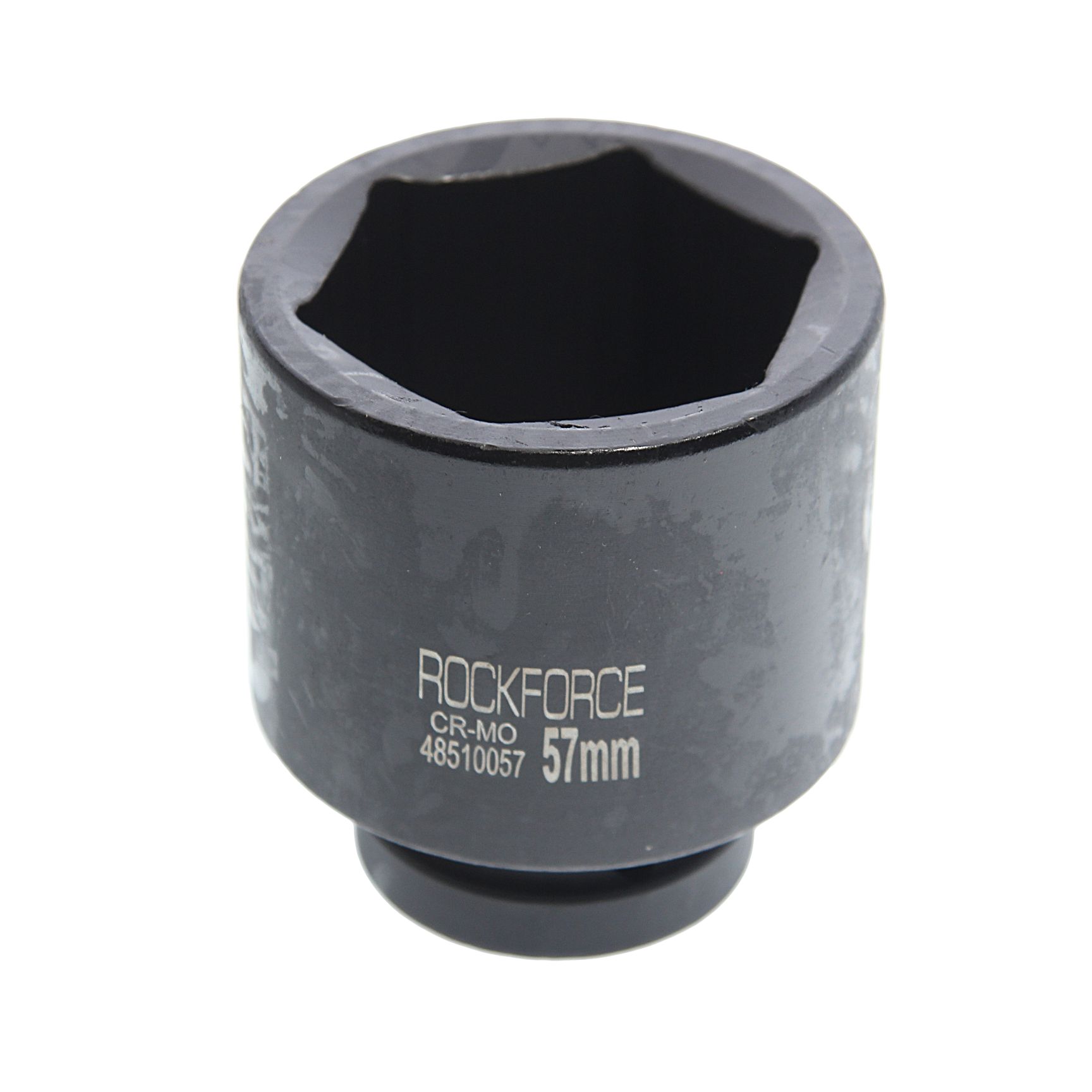 Головка торцевая  57мм 1" 6-гранная ударная удлиненная L=90мм ROCKFORCE RF-48510057 /1/20
