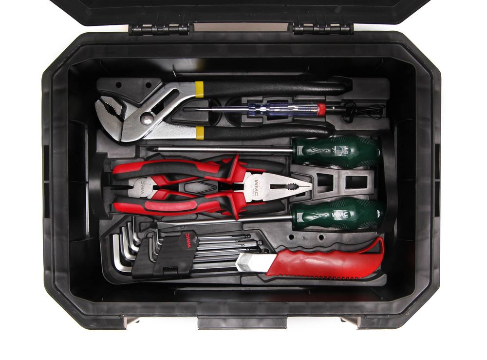 Набор инструмента WMC-4065C: 65пр. кейс-слесарный стул WMC TOOLS /1