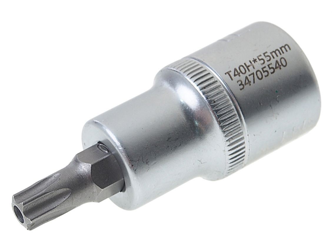 Головка-бита TORX T40 с отверстием 1/2" (L-55мм) ROCKFORCE /1