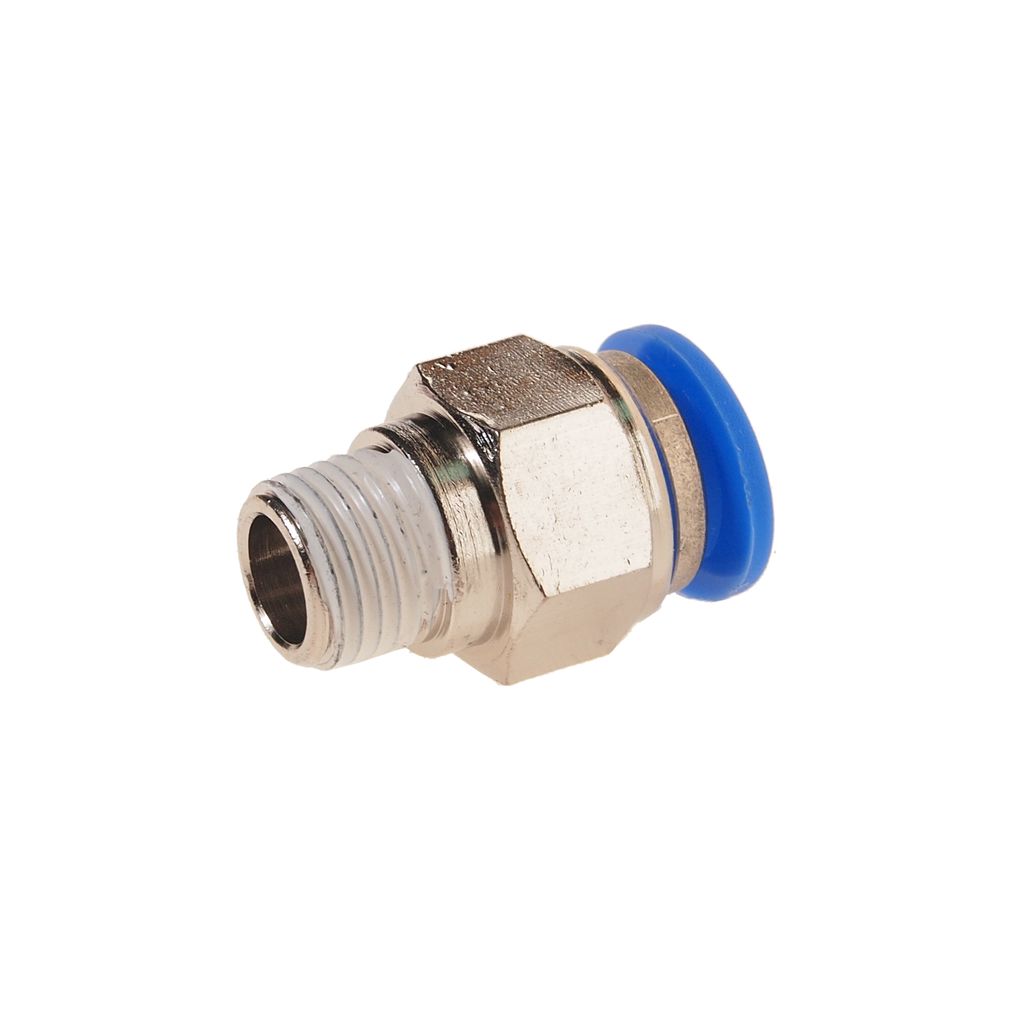 Фитинг  RF-SPC12-02 для пластиковых трубок 12мм с наружной резьбой 1/4" ROCKFORCE /1