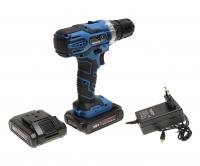 Шуруповерт RF-BT-CD12 20V: аккумул. 20V, 1.3Ah патрон 1-10мм(Li-ion , 0-350/0-1350 об/мин сверло1.5,2,3,4,5,6мм.биты PH1,2 PZ1,2,SL5,6 и битодержатель