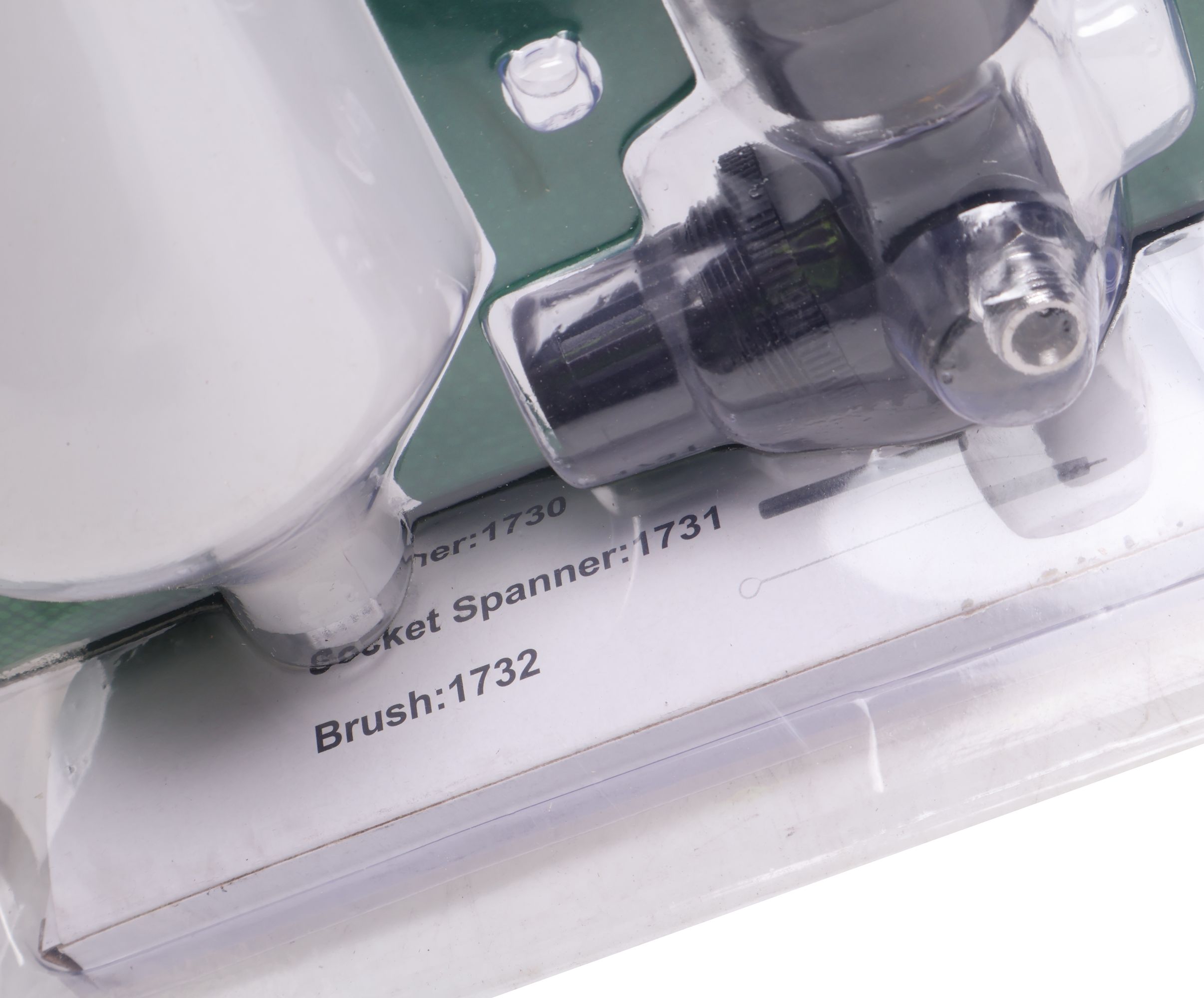 Краскораспылитель RF-W-827-14 с верхним пластиковым бачком, регулятором давления и дополнительной дюзой (600мл, 1.4мм,1.7мм, 1-3ATM, 180-350л/мин) ROC