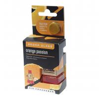 Ароматизатор воздуха FTE-AG-05 AROMA GLASS (orange passion) подвесной в стеклянном флаконе FOUETTE /1/30
