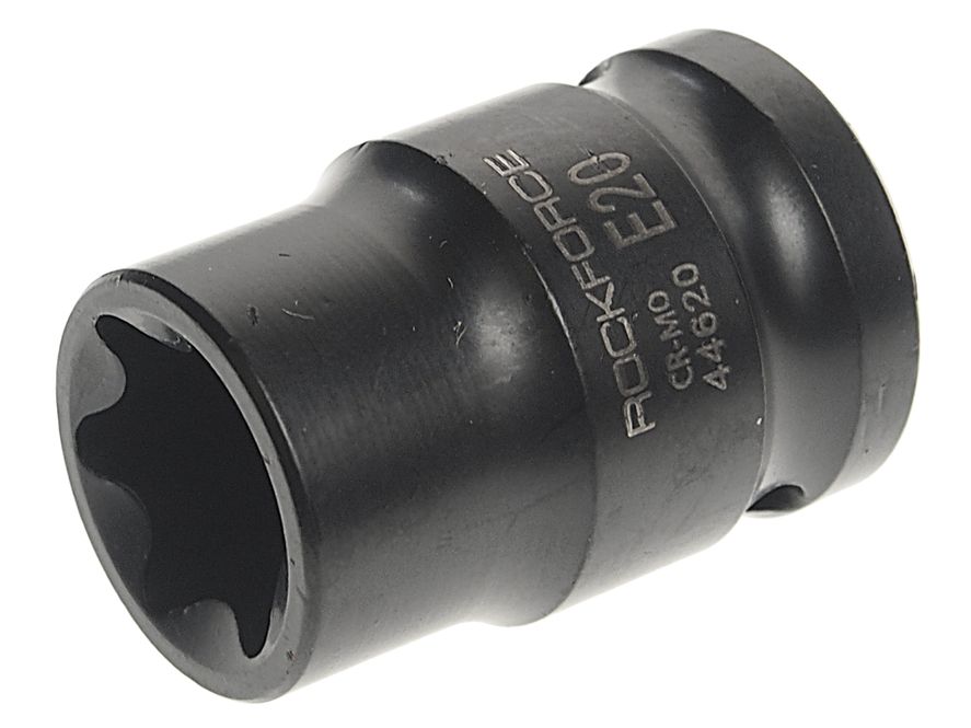 Головка торцевая TORX ударная 1/2", E20 ROCKFORCE RF-44620 /1/10/240