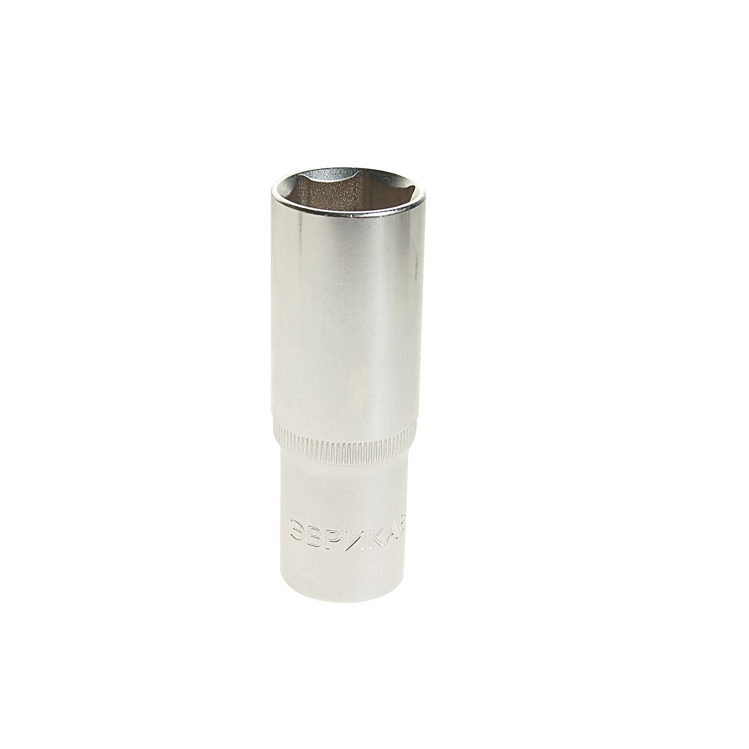Головка торцевая 21мм 1/2" 6-гранная глубокая L=80мм ЭВРИКА ER-91514  1/80