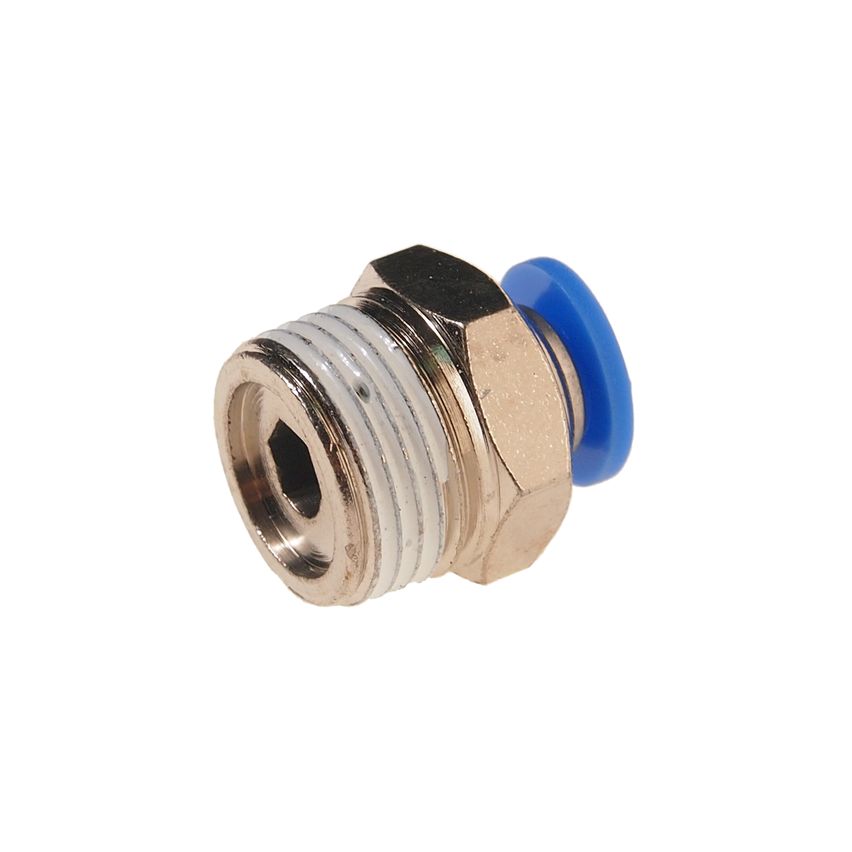 Фитинг  RF-SPC06-03 для пластиковых трубок 6мм с наружной резьбой 3/8" ROCKFORCE /1