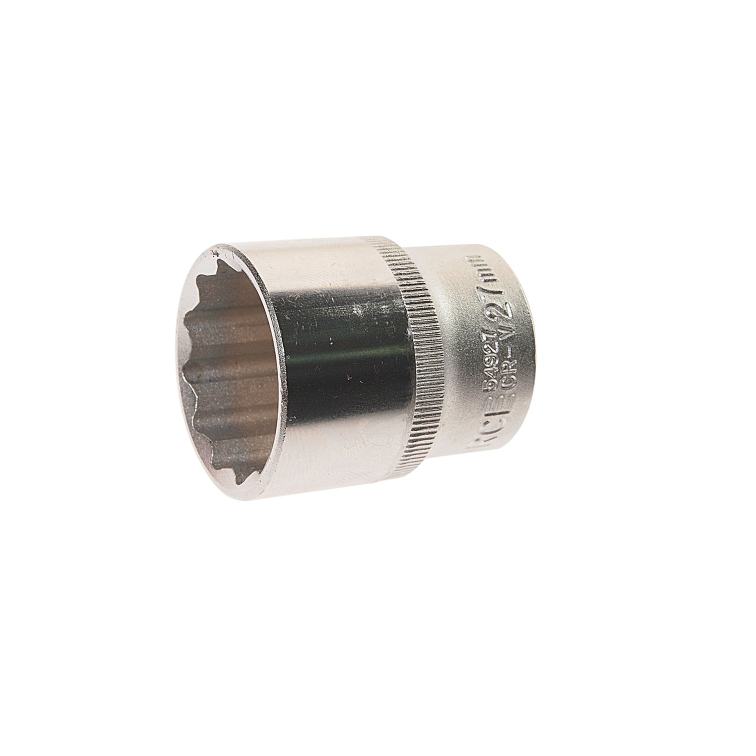 Головка торцевая 27мм 1/2" 12-гранная L=40мм ROCKFORCE RF-54927 /1/10