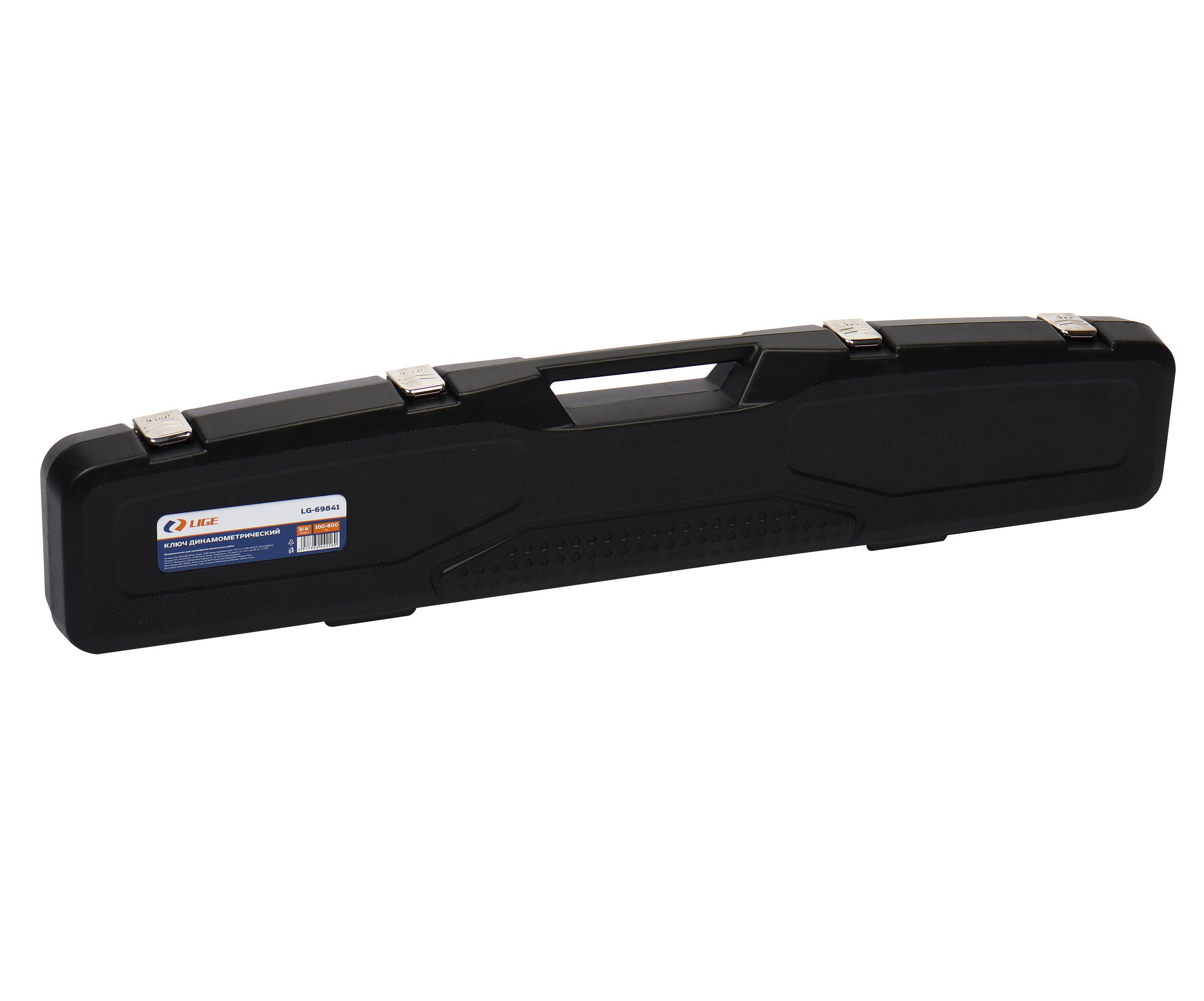 Ключ динамометрический 3/4" (100-600Nm) L-1010мм в кейсе LG-69841 LIGE /1/2