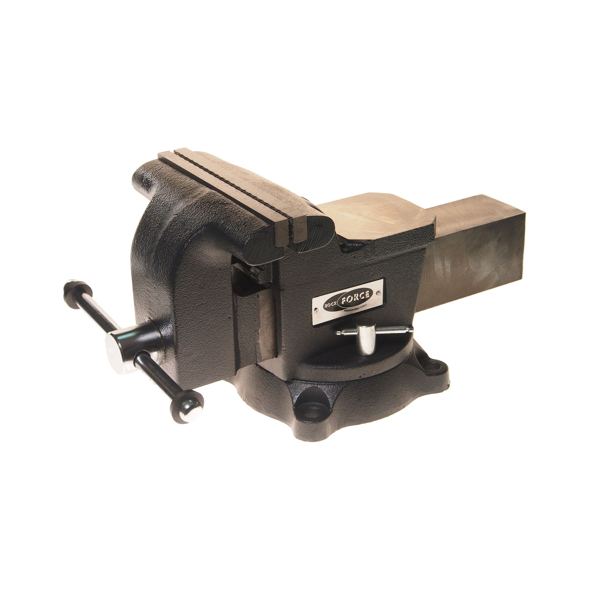 Тиски поворотные RF-6540208M: усиленные захват 8"-200мм  ROCKFORCE /1/