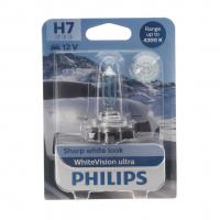 Автолампа H7 (55) PX26d WhiteVision ultra 4200K (блистер) 12V PHILIPS /1/10