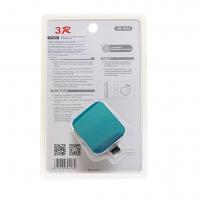 Держатель телефона 3R-1018 BLACK/BLUE/GREY магнитный на дефлектор 3R /1/60