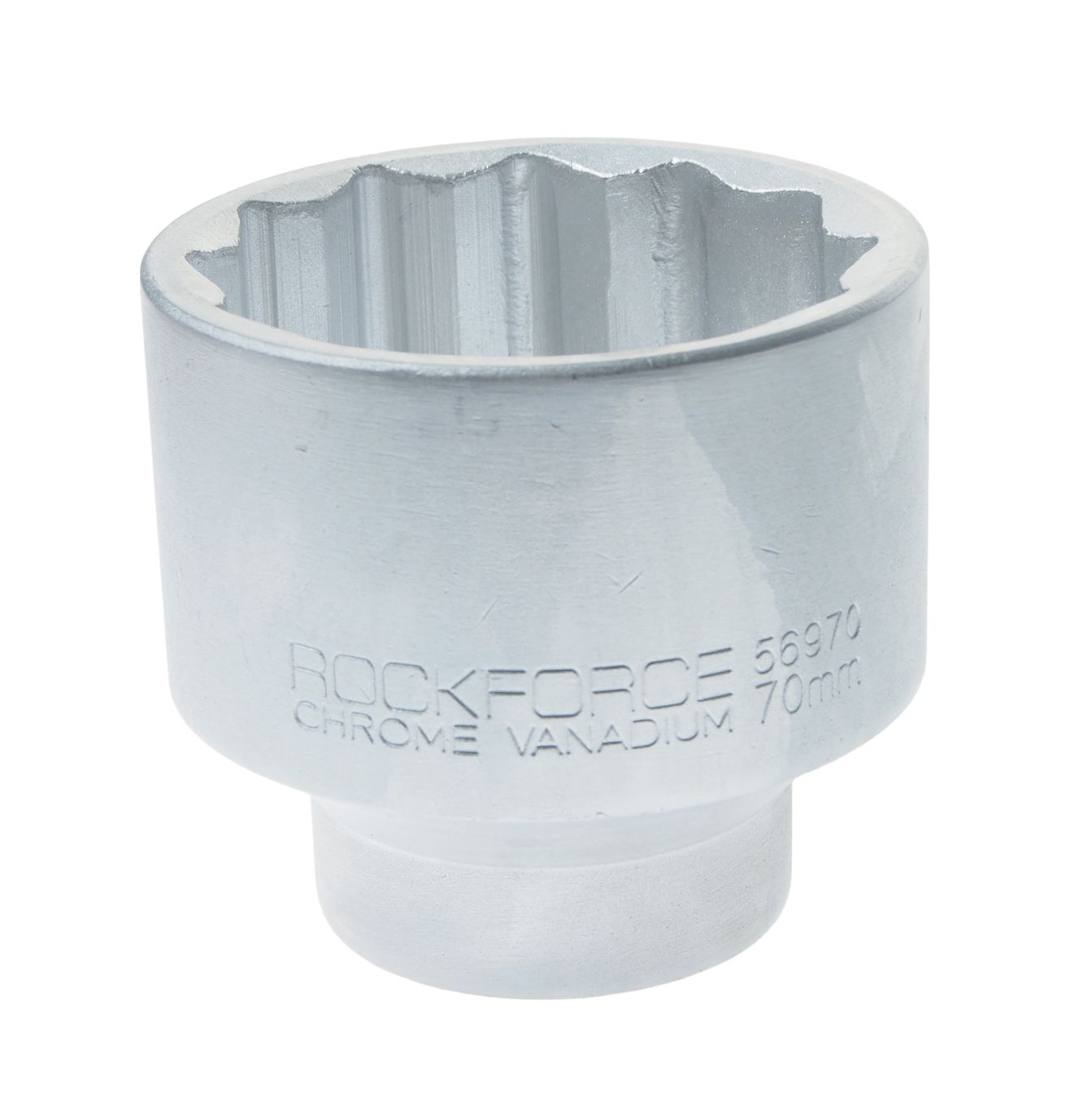 Головка торцевая 70мм 3/4" 12-гранная L=82мм ROCKFORCE RF-56970 /1/4