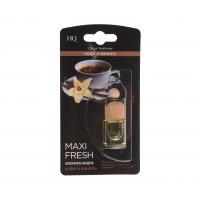 Ароматизатор воздуха HMF-13 MAXI FRESH (кофе и ваниль) жидкостный подвесной, деревянная крышка 5мл /1/64