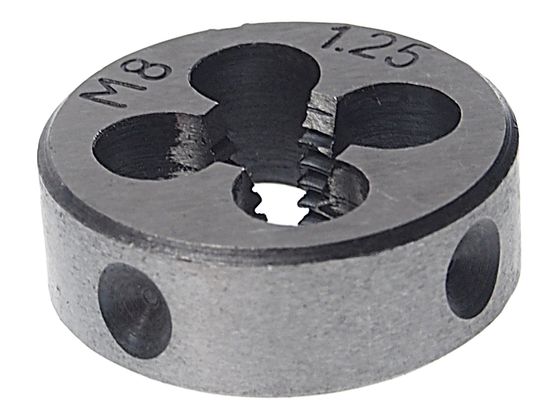 Плашка ER-00812P M08x1,25-ø25мм, в пластиковом футляреЭВРИКА /1/10