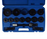 Набор инструментов RF-920T1 для замены ступичных подшипников 17пр.(диаметры:55.5, 59, 62, 65, 66, 71.5, 73, 78, 84) в кейсе ROCKFORCE /1