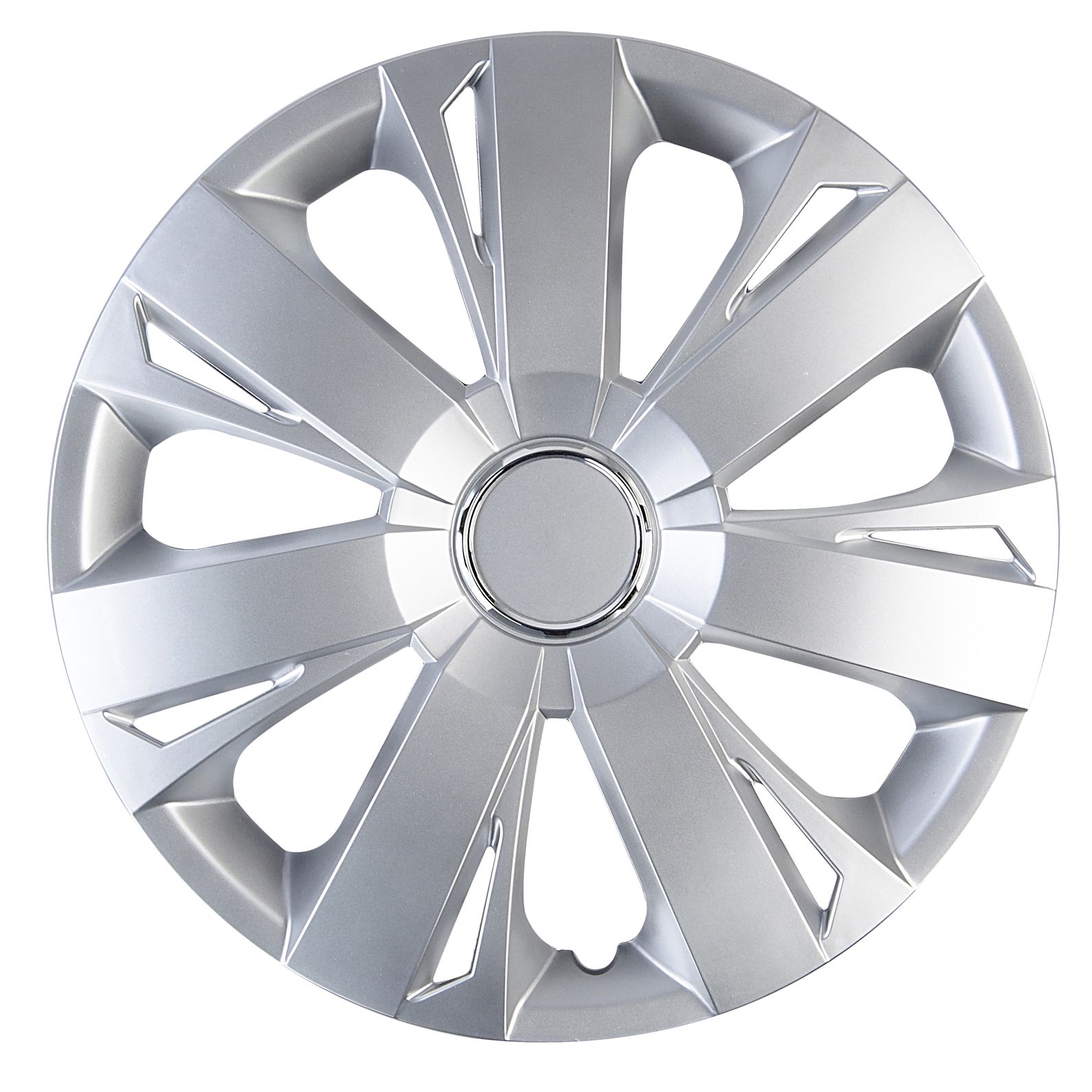 Колпаки на колёса WC-2015 SILVER (16) металлик, PP пластик, регулировочный обод, 4шт разм. 16" (400мм) AUTOPROFI /1/4
