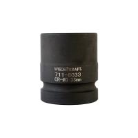 WDK-711-8033 Головка торцева ударная 1", 6 граней, 33 мм