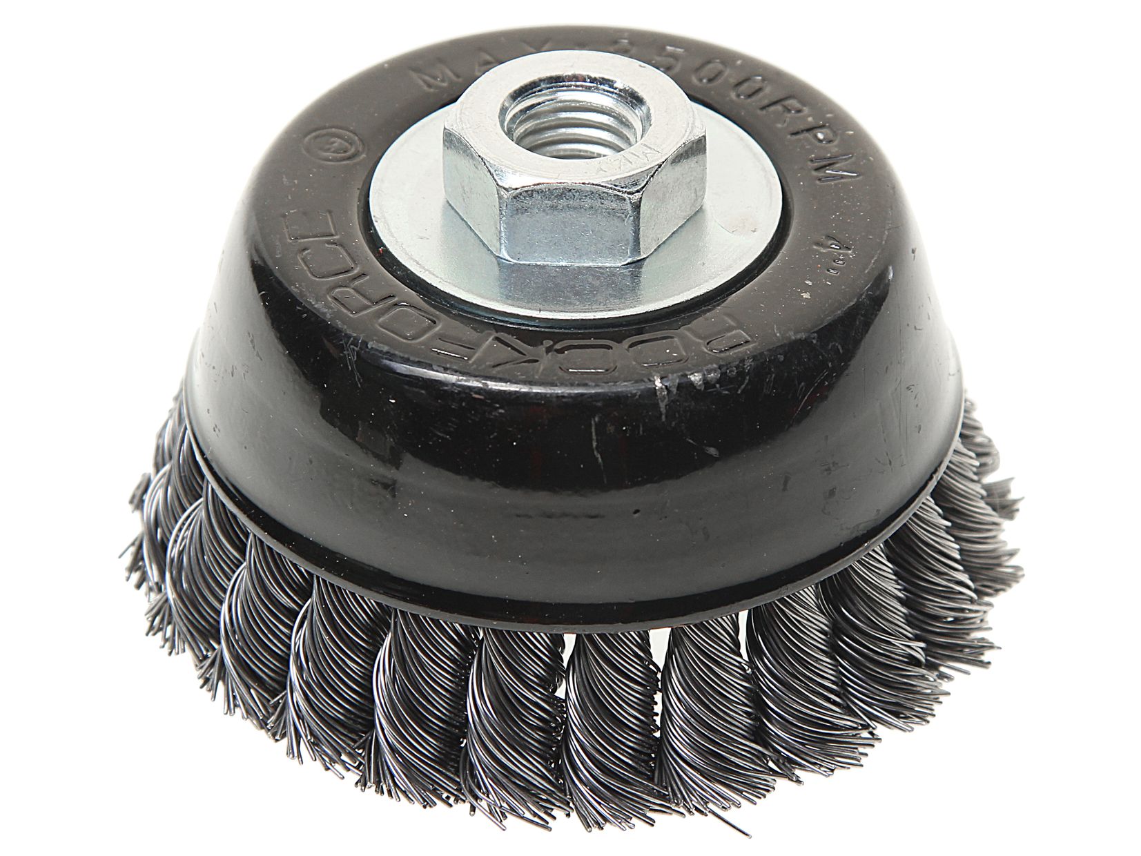 Кордщетка RF-BWC104 чашеобразная стальная витая для УШМ 100мм ROCKFORCE /1
