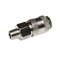 Быстроразъем пневматический ER-SE1-2SM:с клапаном с наружной резьбой 1/4" ЭВРИКА /1/10