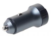 Устройство зарядное OLM-040231 в прикуриватель, 2USB, 6A + Quick Charge 3.0 и Power Delivery, 36W черный OLMIO /1/100