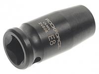 Головка торцевая TORX ударная 1/4", E8 ROCKFORCE RF-24608 /1/10/420