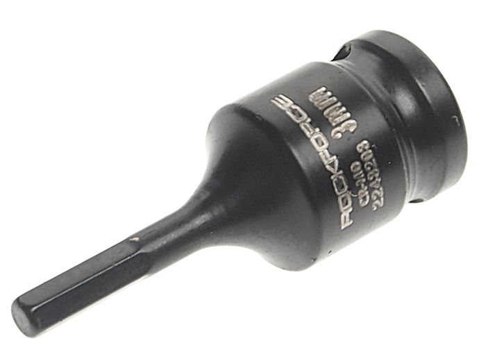 Головка-бита  3мм 1/4" 6-гранная ударная L= 40 мм ROCKFORCE RF-2243203 /1/10/240