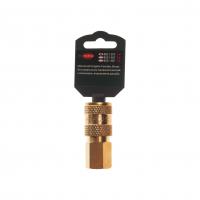 Быстроразъем RF-BSE1-2SF пневматический с клапаном, внутренняя резьба 1/4" (в пластиковом держателе) ROCKFORCE /1