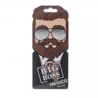 Ароматизатор воздуха TM030 "TM Boss" ТЕРРИТОРИЯ МУЖЧИН (парфюм) пластинка FRESHCO /1/10/40