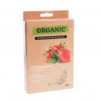 Ароматизатор воздуха ORG-STD-27 ORGANIC (клубника) под сиденье 65гр AURAMI /1/12