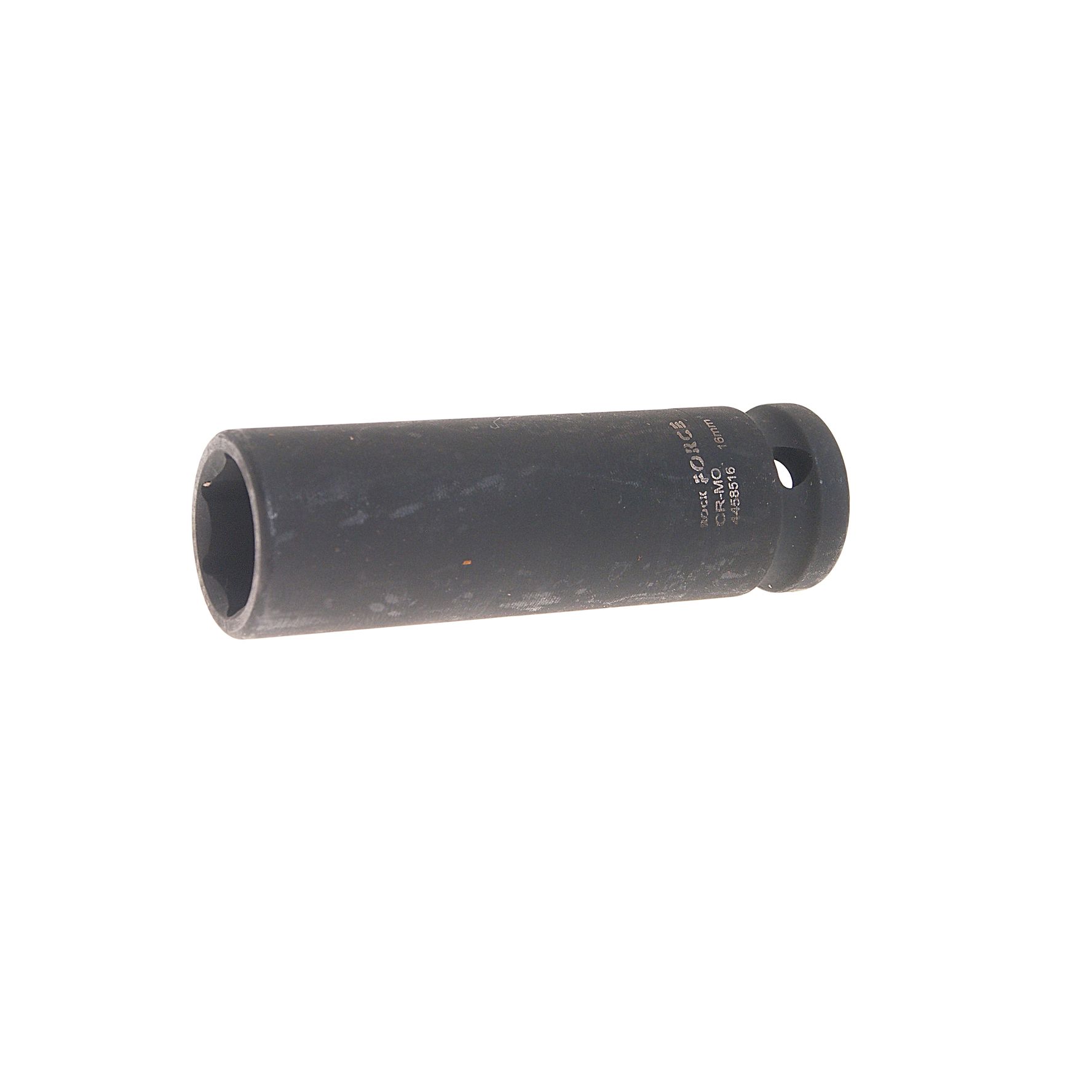 Головка торцевая 16мм 1/2" 6-гранная ударная удлиненная L=80мм ROCKFORCE RF-4458516 /1/10
