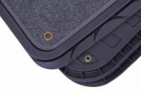 Коврики резиновые TER-420 FOCUS 2 BLACK/GREY универсальные ворсовые,морозостойкие (4шт) AUTOPROFI /1/4