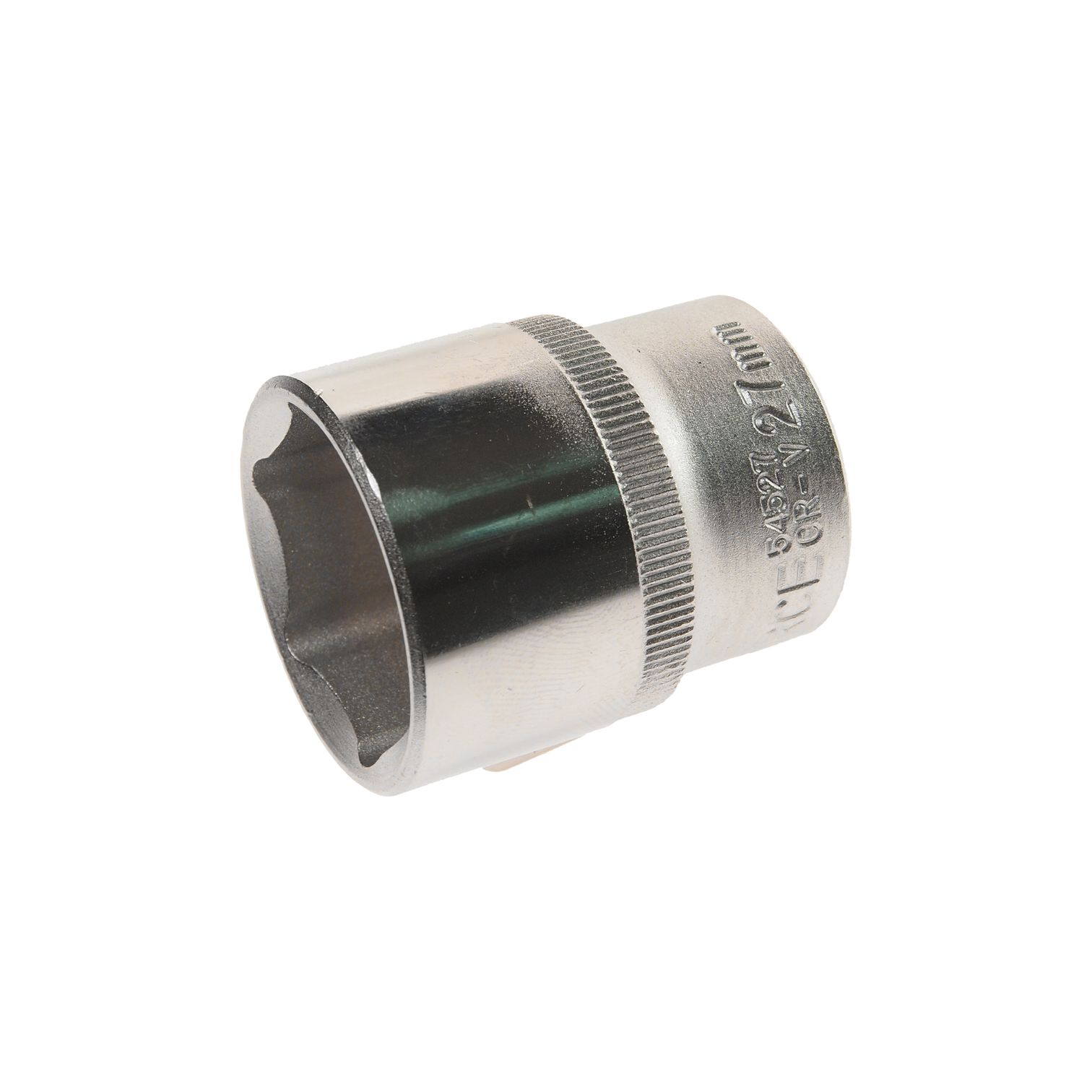 Головка торцевая 27мм 1/2" 6-гранная L=43мм ROCKFORCE RF-54527 /1/10