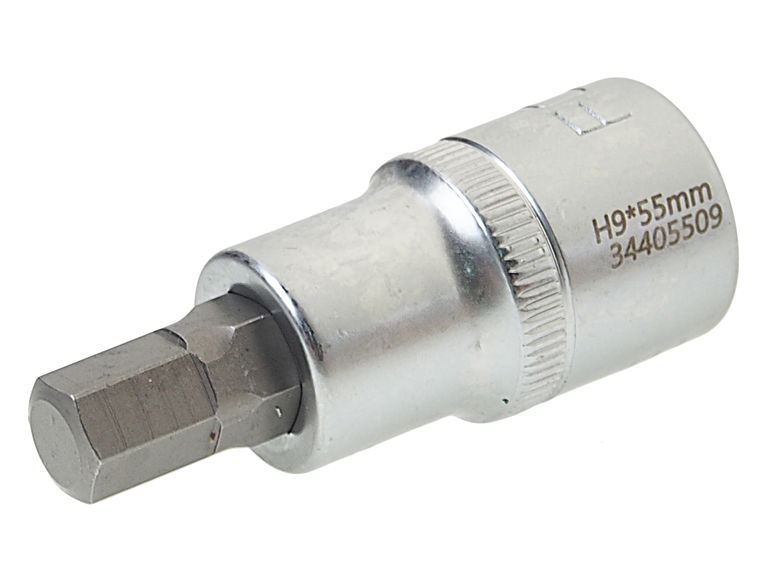 Головка-бита 6-гранная 9мм 1/2" (L-55мм) ROCKFORCE /1