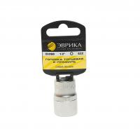 Головка торцевая Е22 1/2" TORX L=40мм (с держателем) ЭВРИКА ER-91608H  1/96